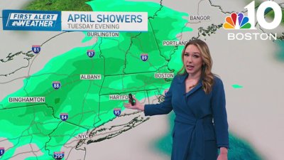 More April showers on the way to Boston as May arrives