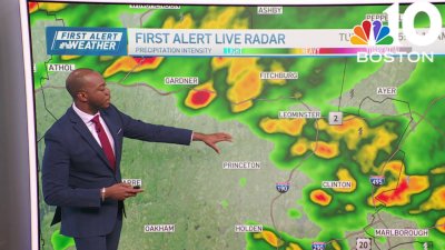Much cooler temps Tuesday, with scattered rain