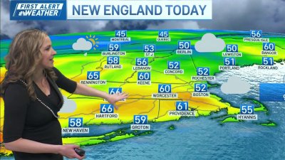 Much cooler in New England Tuesday