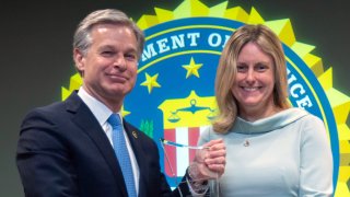 Dr. Abigail Judge was recognized today with the FBI Director’s Community Leadership Award in recognition for her service to survivors of sex trafficking. 