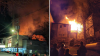 Huge fire burns in Plymouth, NH, prompting theater's evacuation
