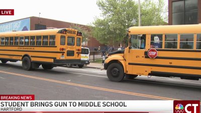 A student brought a gun to middle school in Hartford: police