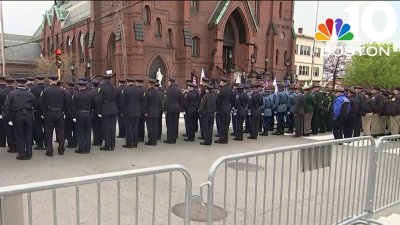Billerica police sergeant killed in crash honored at funeral