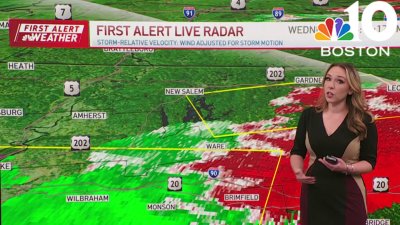 Track the intense storms move into Boston area