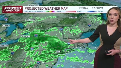 Storms marching through New England, with more rain possible Thu.