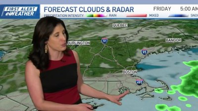 More clouds Friday but drier in New England