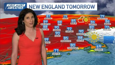 Thunderstorms firing through New England, more heat on tap