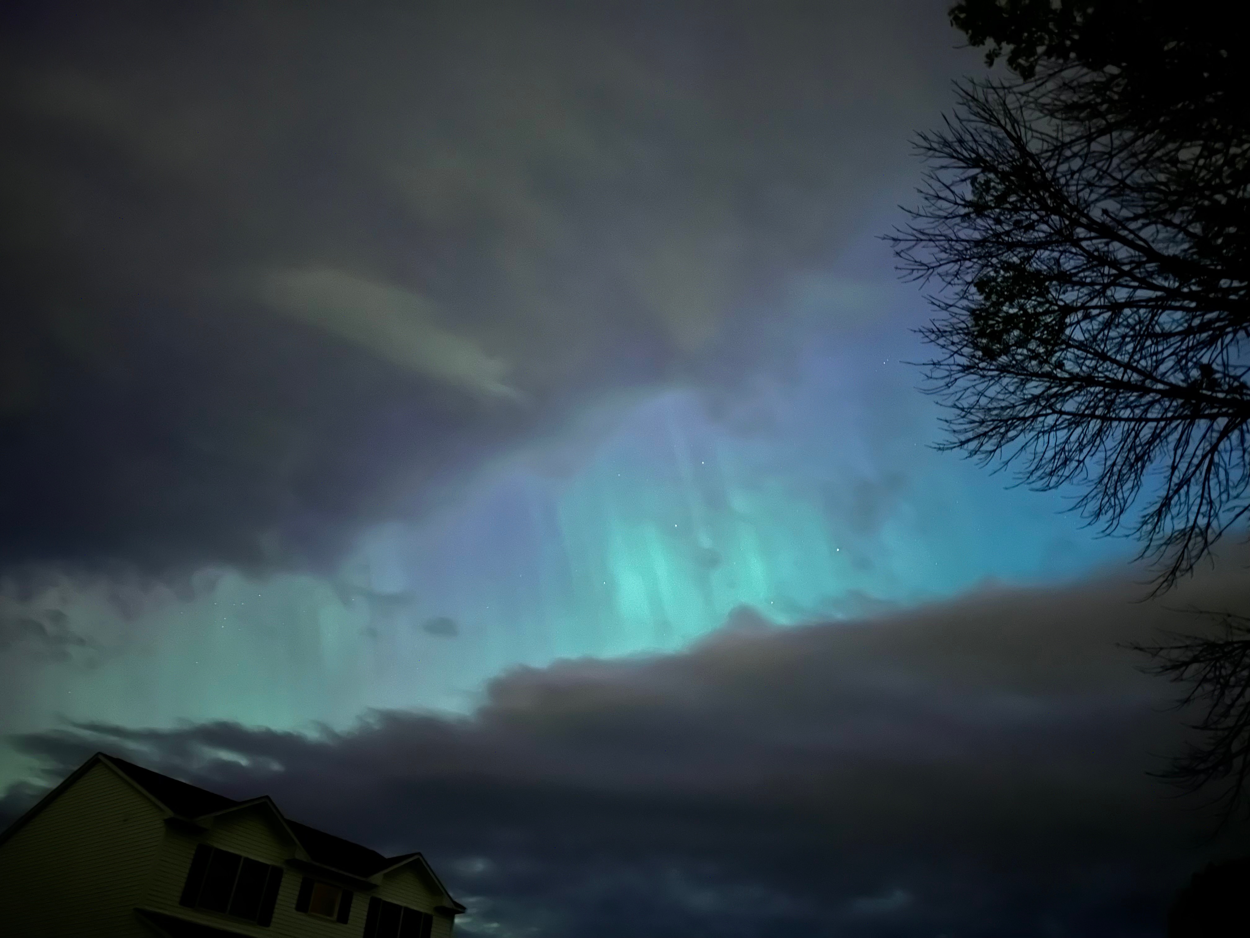 I was able to catch the northern lights in Easthampton through the clouds- the most unreal thing i’ve ever seen. I never expected to see them in my home state