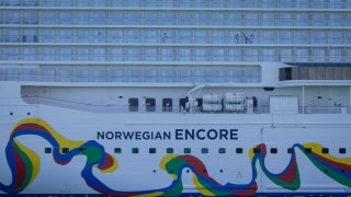 The Norwegian Encore cruise ship.