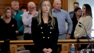 Dedham, MA – May 6: The murder trial for Karen Read continues in Norfolk County Superior Court. (Photo by Pat Greenhouse/The Boston Globe via Getty Images)