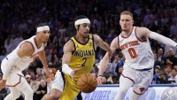 Referees acknowledge incorrectly called kicked ball late in Pacers-Knicks