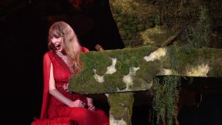 Taylor Swift performs onstage during Eras Tour