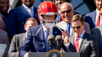 Biden welcomes Super Bowl champion Kansas City Chiefs to the White House