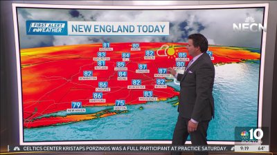Warm temperature continues on Sunday in New England