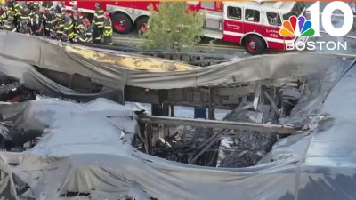 New video shows extent of damage from overnight fire in Brockton