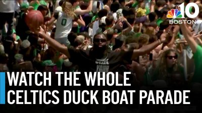 FULL VIDEO: Watch the Celtics' championship parade through Boston