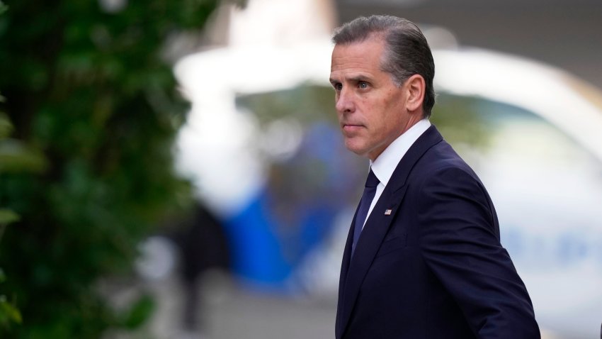 Hunter Biden departs from federal court, Monday, June 3.