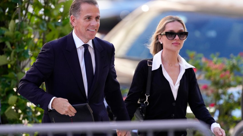 Hunter Biden arrives to federal court with his wife, Melissa Cohen Biden, Monday, June 10, 2024, in Wilmington, Del.