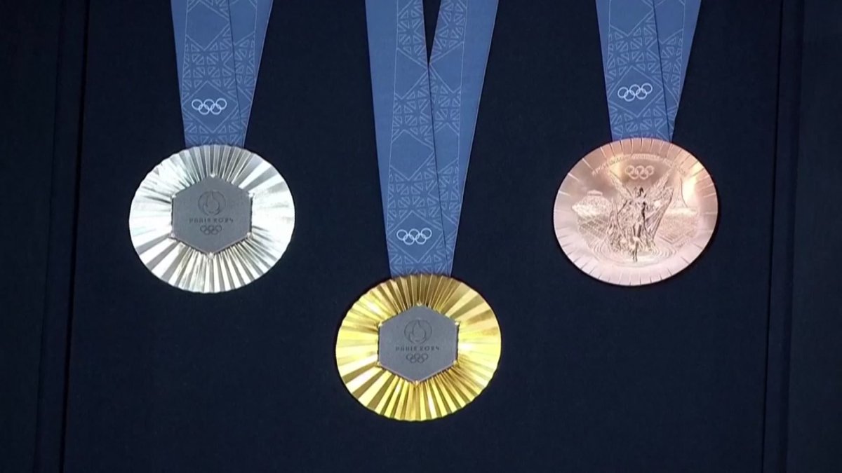 2024 Olympics full medal standings Gold, silver, weighted total NECN