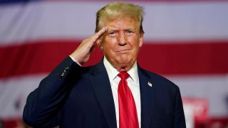 FILE - Donald Trump speaks at a campaign rally, Saturday, June 22, 2024, at Temple University in Philadelphia.