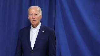 U.S. President Joe Biden delivers remarks following the incident that occurred at a campaign rally for former U.S. President Donald Trump, in Rehoboth Beach, Delaware, U.S., July 13, 2024. 