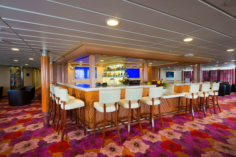 The ship's Veranda Bar.