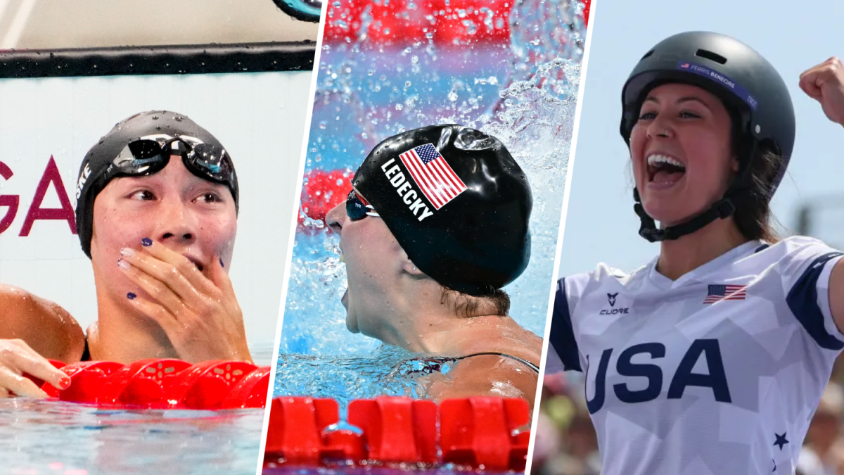 Watch the top Day 5 moments at 2024 Olympics Swimming, basketball