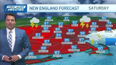 Hot and humid in New England