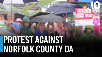 Protesters call for Norfolk County DA Michael Morrissey to resign