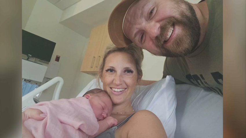 Rebecca and Danya Mahota with their daughter Summer.