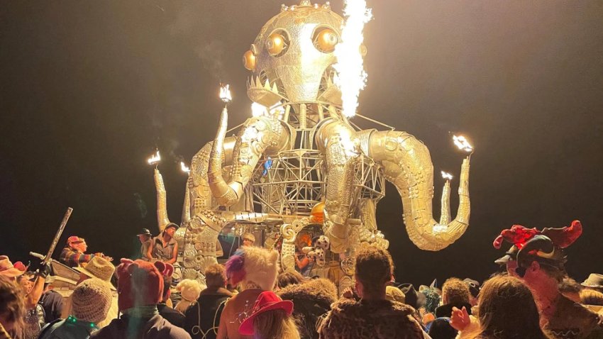 The death of a woman at the Burning Man Festival in Nevada's Black Rock Desert is under investigation.