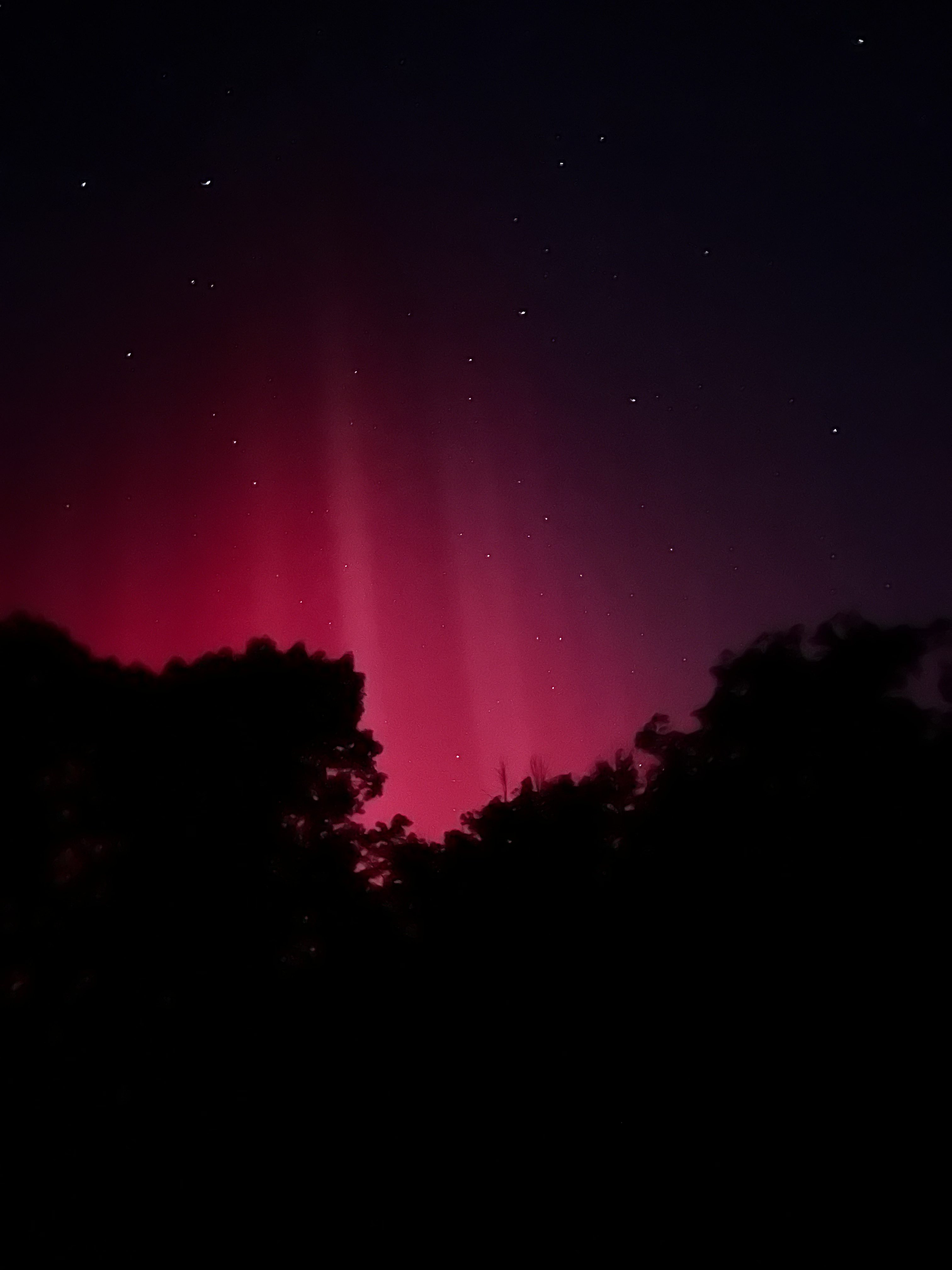 The Northern Lights in Simsbury.