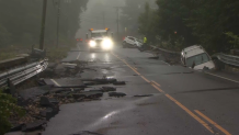 Flooding destroyed Route 67 in Oxford