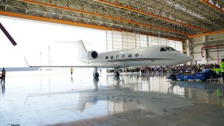 Instead of high-net-worth individuals, C-suite executives in China are increasingly using business jets, said Paul Desgrosseilliers, general manager at ExecuJet Haite General Aviation Services. The company opened a new service center at Beijing Daxing International Airport on Aug. 27, 2024.