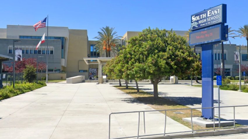 South East High School in South Gate, Calif.