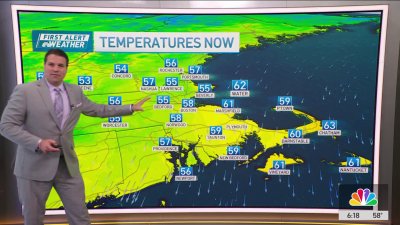 Fall temperatures return to New England on Sunday