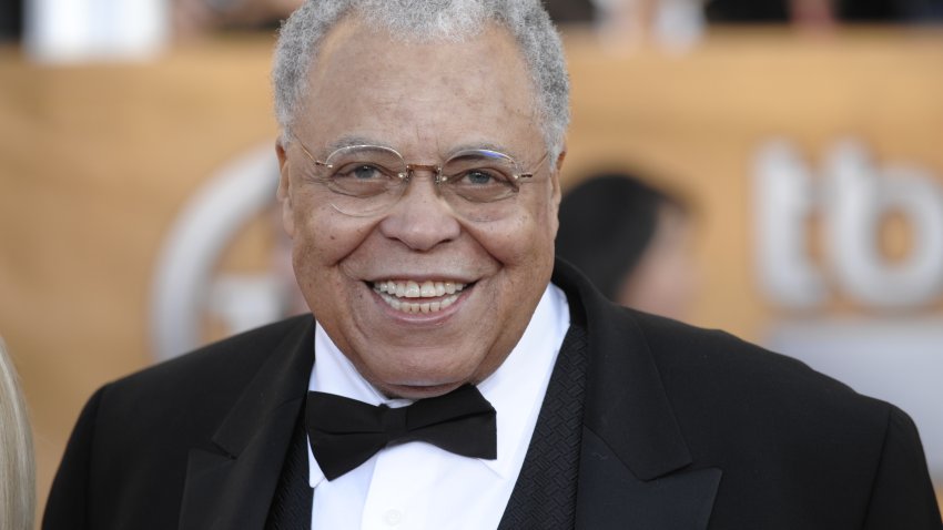 James Earl Jones, recipient of the the Life Achievement Award, arrives at the 15th Annual Screen Actors Guild Awards on Sunday, Jan. 25, 2009, in Los Angeles.