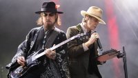 Dave Navarro (L) and Perry Farrell (R) of Jane’s Addiction perform at Trinity College Park on June 28, 2024 in Dublin, Ireland.