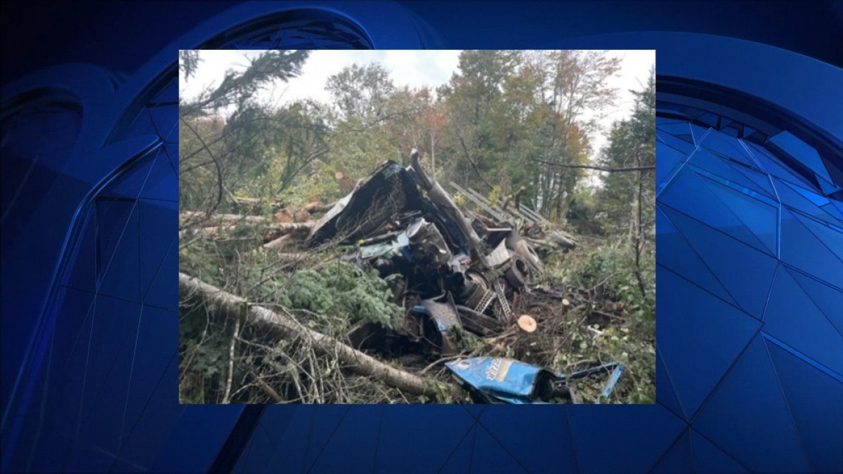 Semi-Truck Accident in West Forks, Maine – NECN