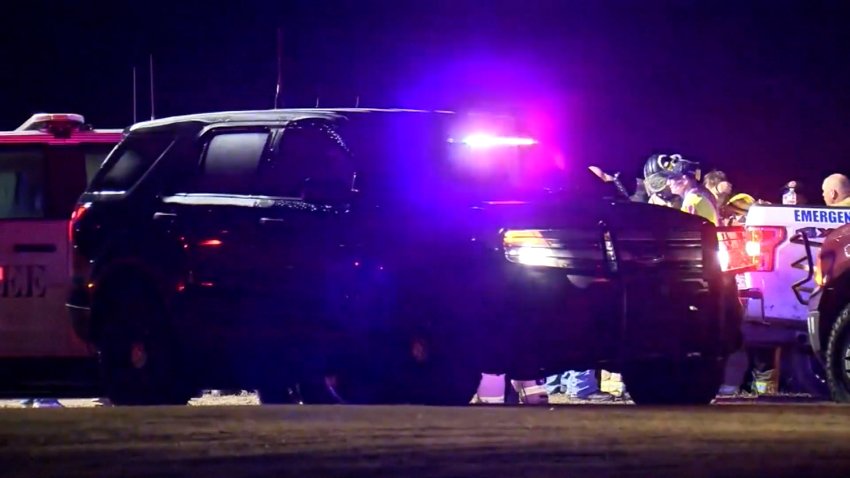 First responders in Pawnee, Oklahoma, after storms