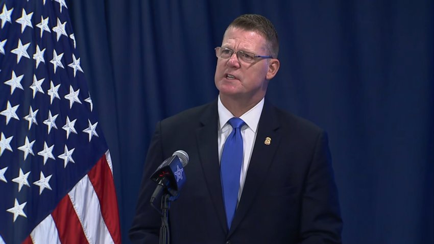 U.S. Secret Service acting director Ronald Rowe holds a press conference