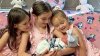 Mom has given birth to 4 daughters over 9 years on the exact same day