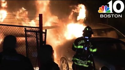 Barnstable police investigate vehicle fire at impound lot