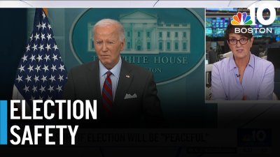 Biden says election will be secure, but expresses concern about it remaining ‘peaceful'