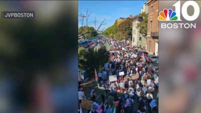 Pro-Palestinian demonstrators block Storrow Drive