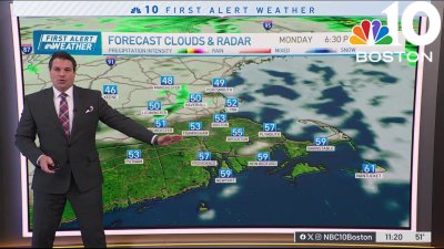 Forecast: Damp, cool day across much of New England