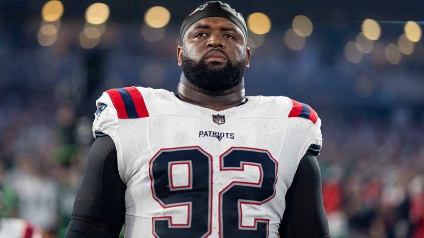 Patriots defensive tackle Davon Godchaux