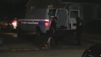 Pawtucket Animal Control outside a home on Don Court in Pawtucket, Rhode Island.