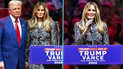 Melania Trump gives surprise speech at Donald Trump's controversial rally