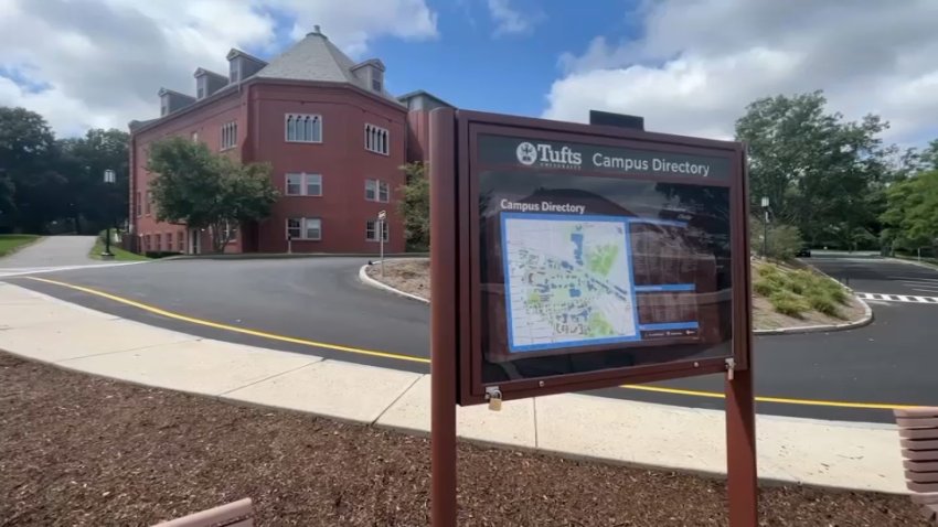 Tufts University's campus in Medford, Massachusetts.